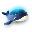 Pabobo - Veilleuse baleine - Projecteur effets aquatiques