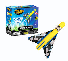 Stomp rocket stunt avion recharge Wildcat