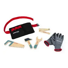 Ceinture outils et gants Brico'kids