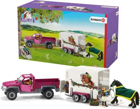Pick-up et remorque pour cheval