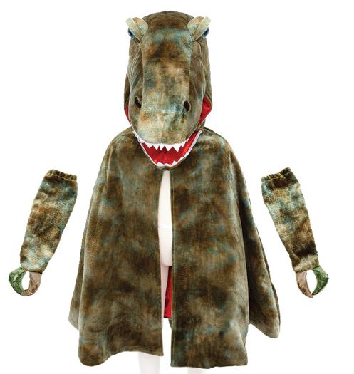 Déguisement - Cape de T-rex avec griffes 4-6ans