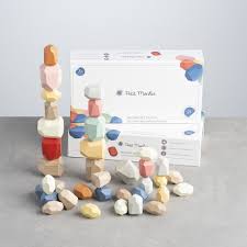 Petit Menhir 11 pièces couleurs pastels