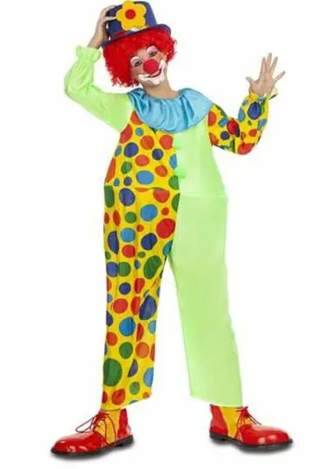 Déguisement de clown combinaison cerceau (7 à 9ans)