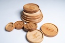 Pagalou - 1 to 10 round stacking tray set. Traceable numbers engraved