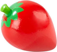 fraise Haba rouge brillant