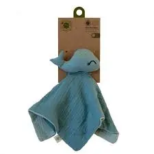 Doudou La mer Baleine Coton bio