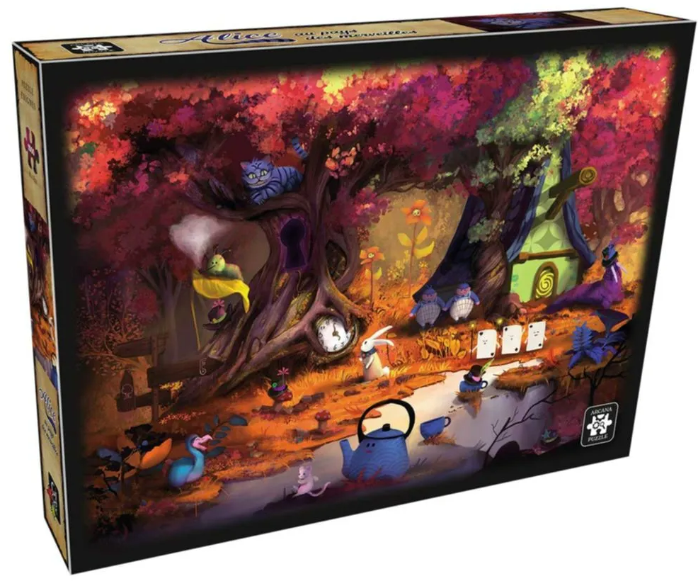 Arcana puzzle énigme 1000 pcs - Alice au pays des merveilles