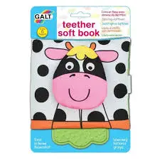 Livre en tissu avec anneau de dentition - Ferme