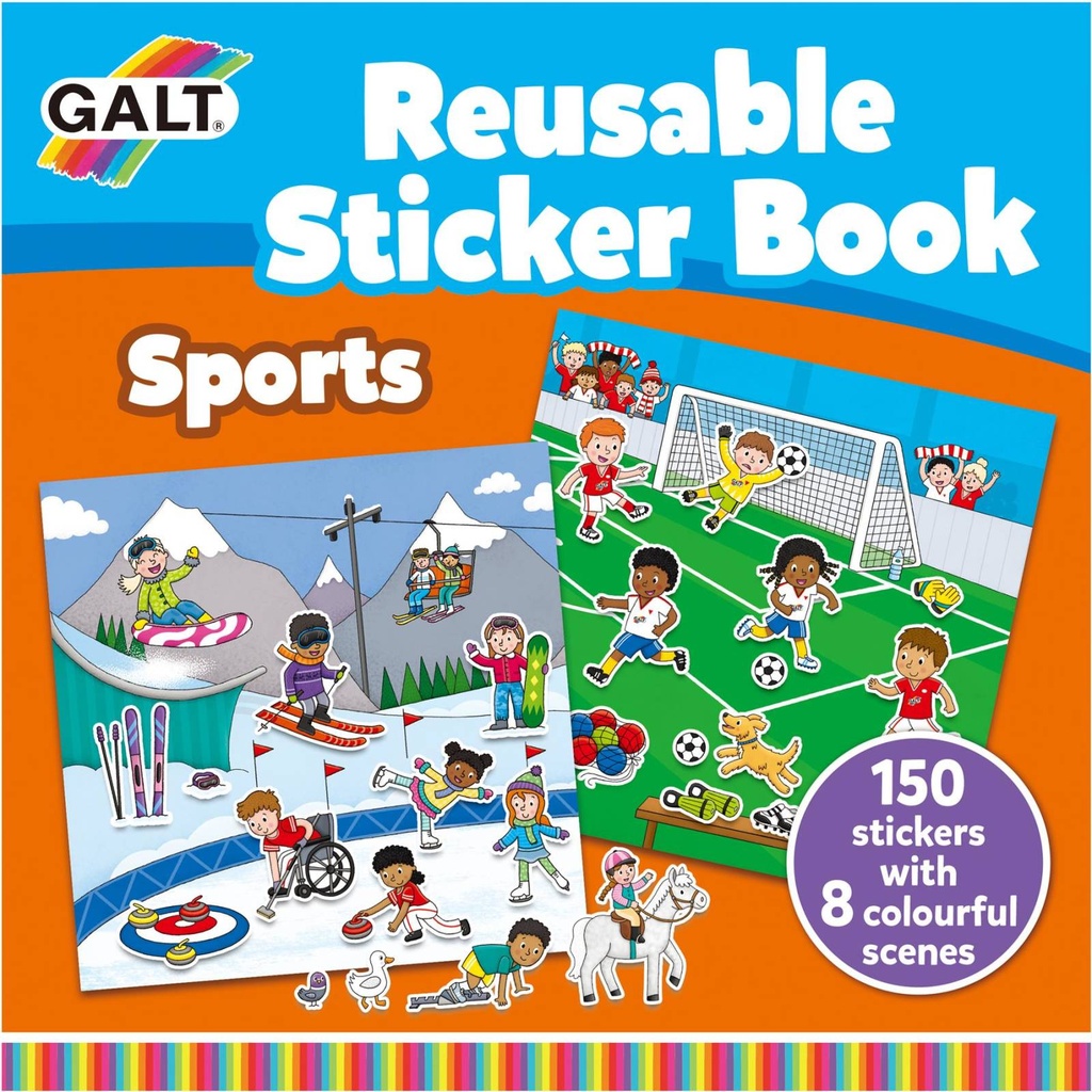 Livre stickers réutilisables Sports