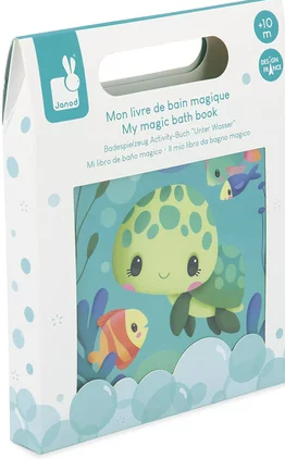 Janod - Livre de Bain Magique Tortue