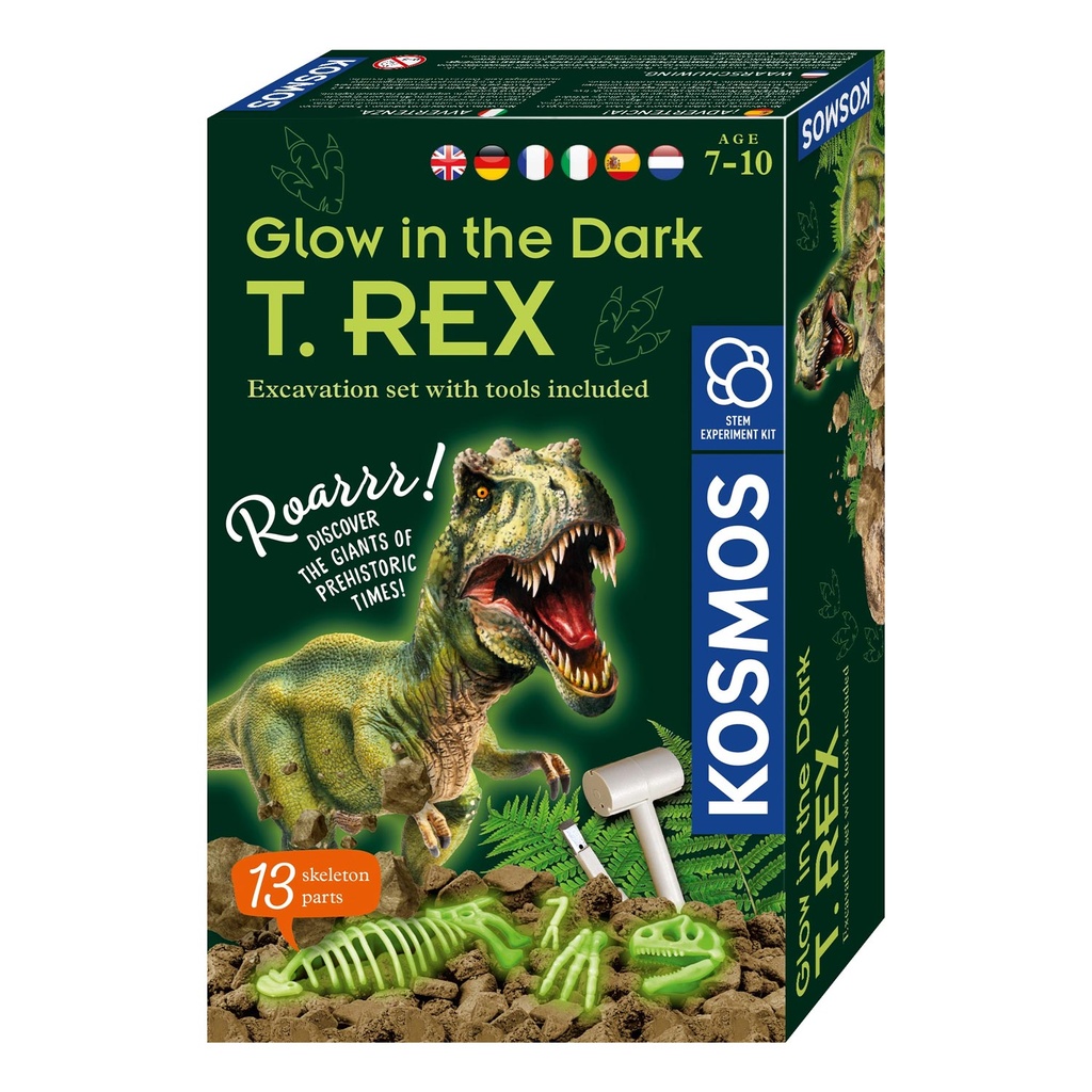 Kosmos - Glow in the dark T-Rex à déterrer