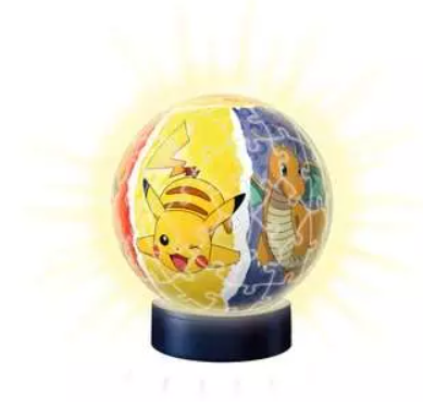 Puzzle 3D ball pokemon Nightlight