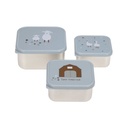 Snackbox set boite a gouter tiny farmer bleu