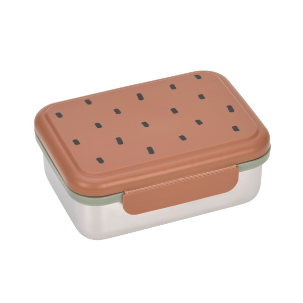 Lunch box inox Happy Prints - Caramel