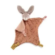 Trois petits lapins - Doudou lapin argile