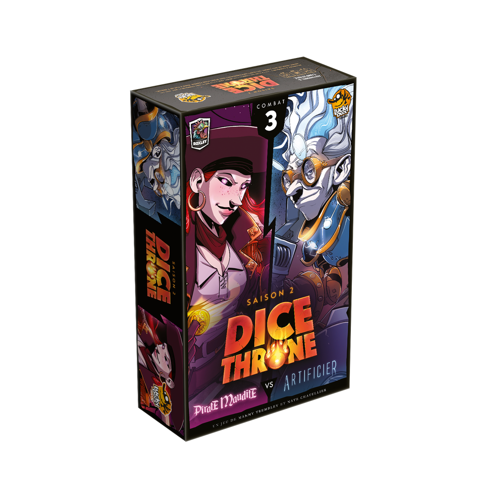 Dice throne S2 - Combat 3 - Artificier vs Pirate maudite