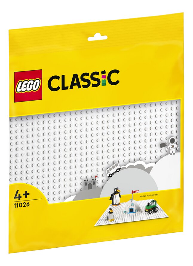 Plaque Lego Classic Blanche