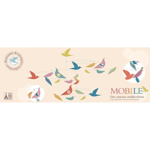 Mobile Oiseaux Multicolores Katsumi