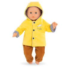 Corolle ciré réversible jaune poupon 30cm