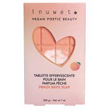 Inuwet Tablette chocolat effervescente pour le bain Pêche 200 gr