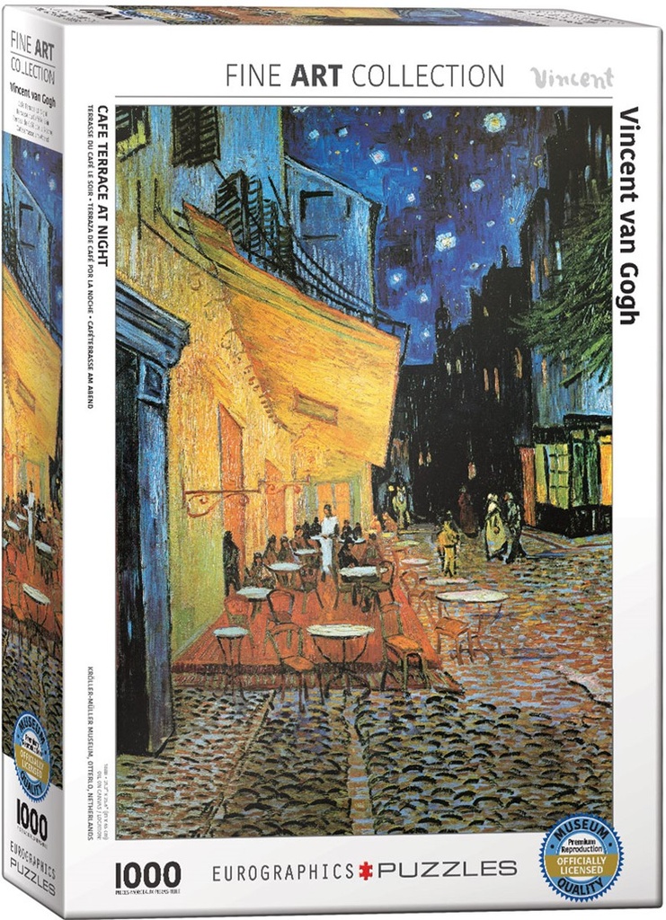 Puzzle Eurographics 1000pcs VanGogh Terrasse du Café
