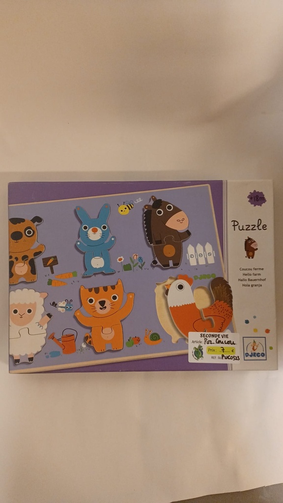 Seconde Vie - Puzzle Coucou ferme