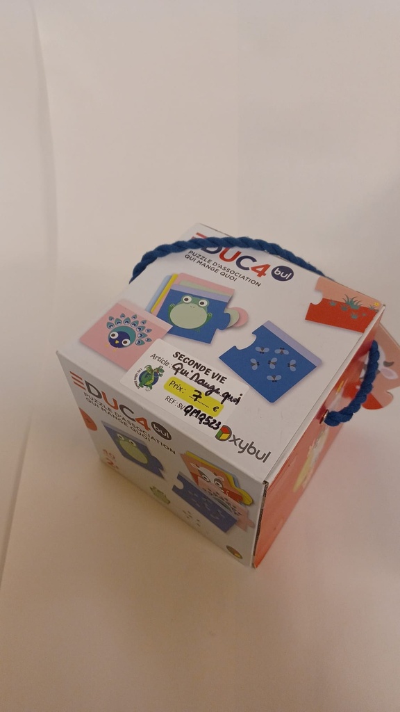 Seconde Vie - Puzzle d'Association: Qui mange quoi?