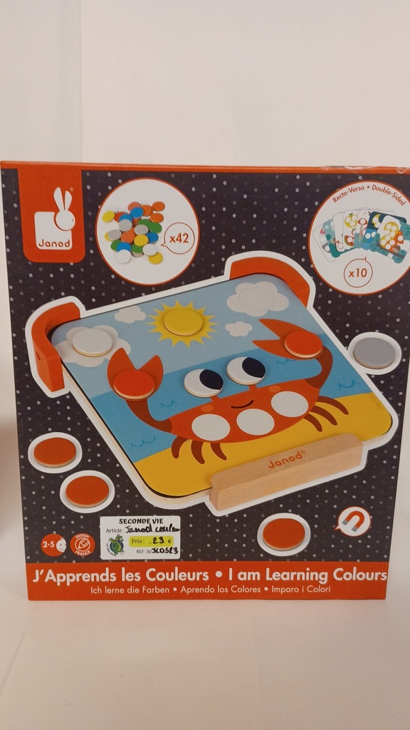 Seconde Vie - J'apprends les couleurs Janod