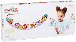 Cubika - Blocs en bois à enfiler - Contes de fées