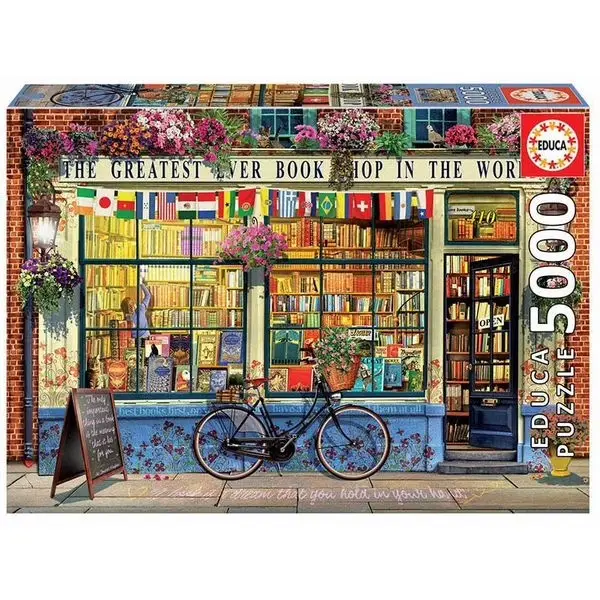 Puzzle La meilleure librairie du monde  5000 pcs