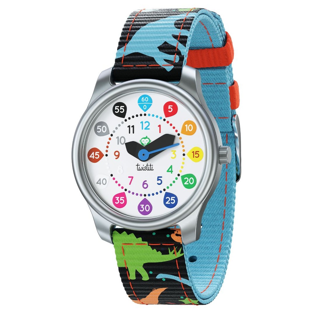 montre twistiti chiffres +bracelet dino