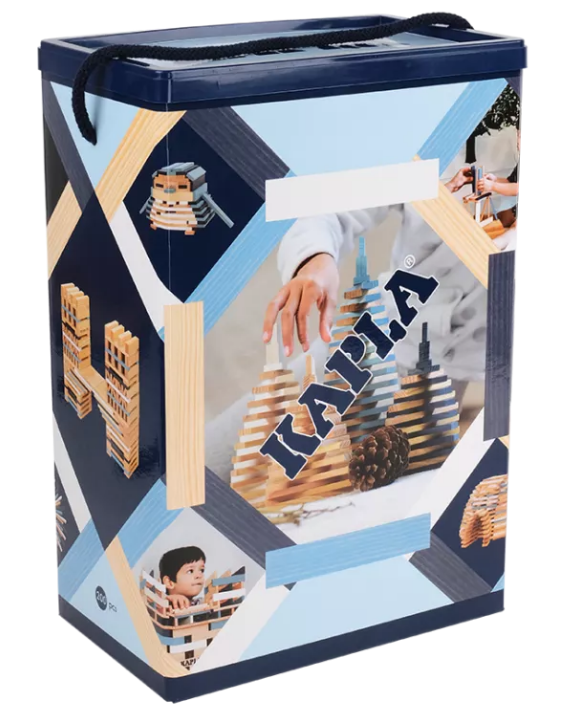 Kapla - Baril Hiver 140 pièces Classiques + 60 Couleurs