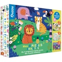 Mes 4 puzzles évolutifs pour découvrir les animaux (6,9,12,16 pcs)