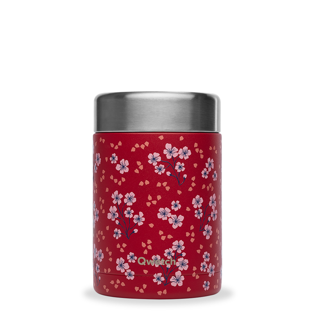 Boîte repas isotherme inox - Hanami - Rouge - 650ml