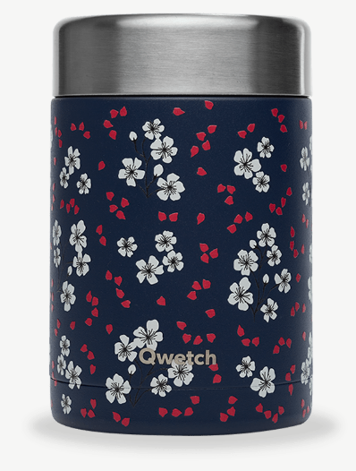 Boîte repas isotherme inox - Hanami - Bleu - 650ml