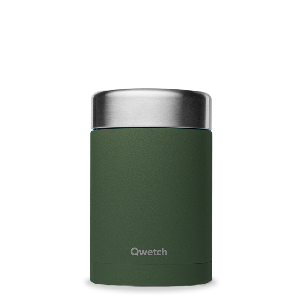 Boîte repas isotherme inox - Granite - Kaki - 600ml