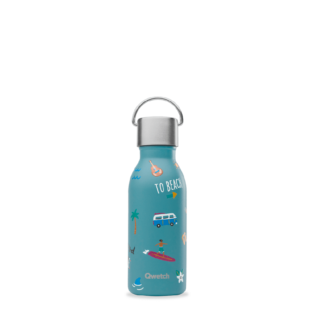 Bouteille isotherme inox - Honolulu - Bleu acier - 350ml capuchon pas paille