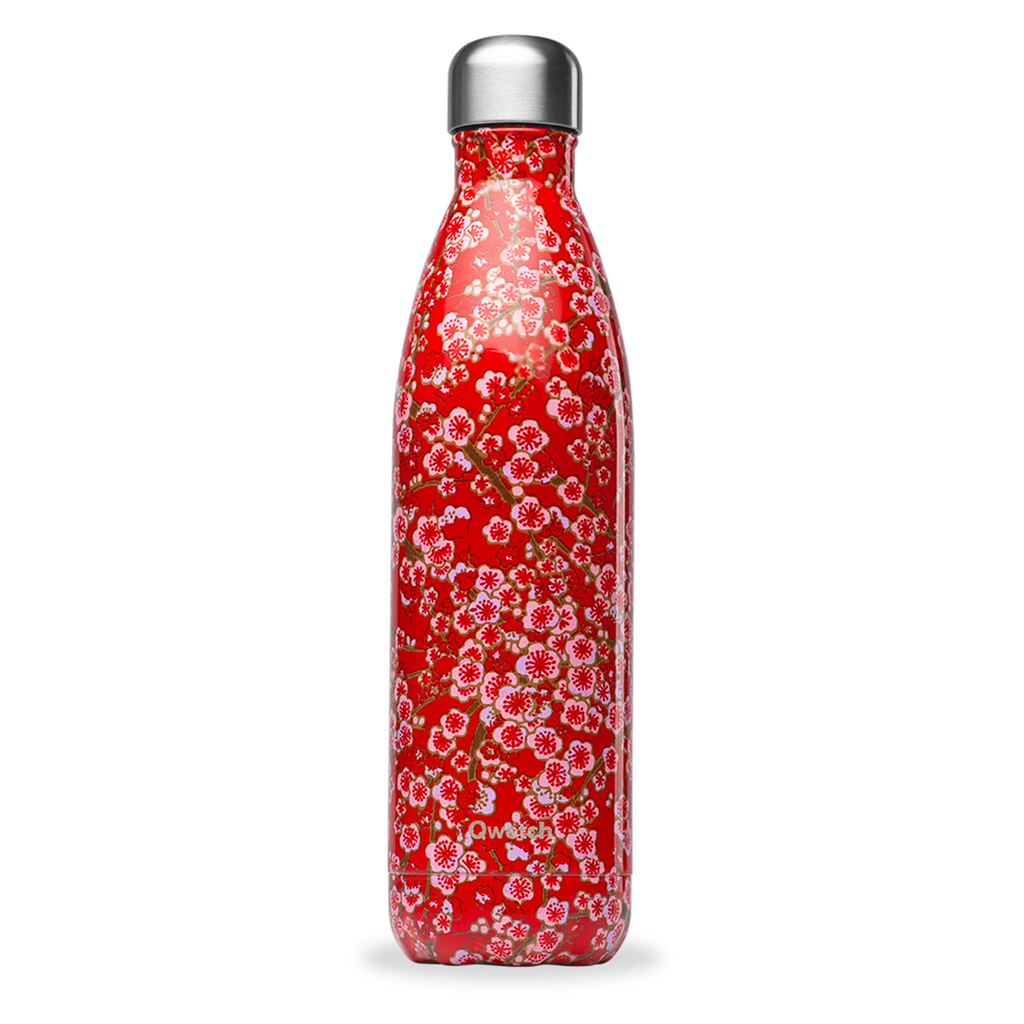 Bouteille isotherme - Flowers - Rouge - 750ml