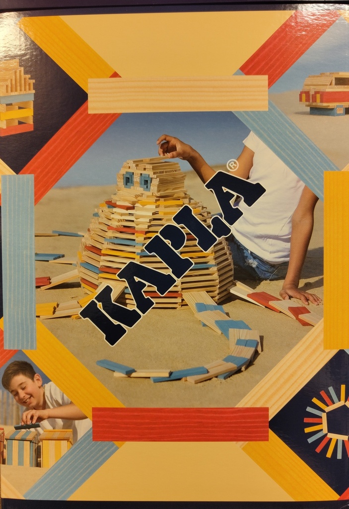 Kapla - Baril Été 140 Pièces Classiques + 60 Couleurs