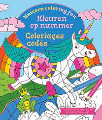 Coloriages codés - Licorne