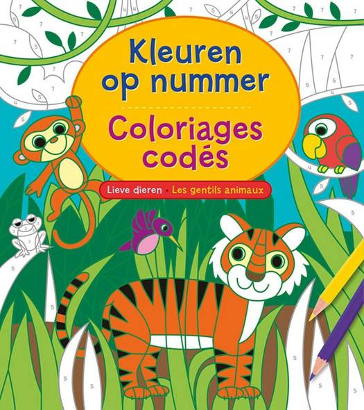 Coloriages codés - Les gentils animaux