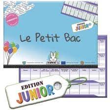Le petit bac Edition Junior