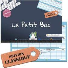 Le petit bac Edition Classique
