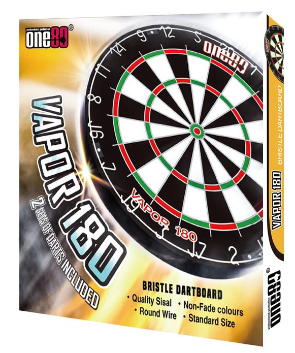 Cible VAPOR 180 avec 6 Fléchettes