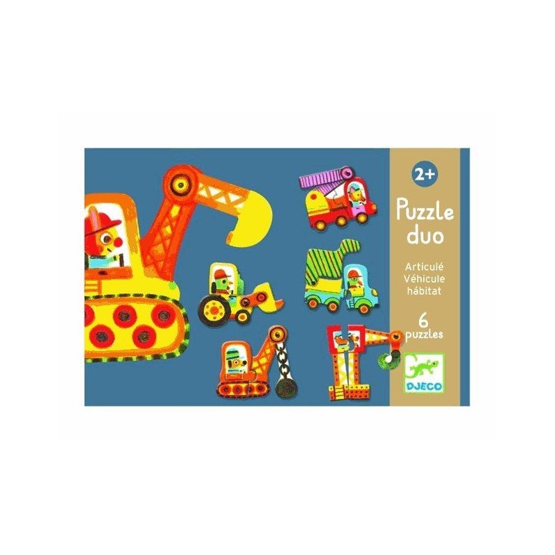 Puzzle Duo Articulo Véhicule