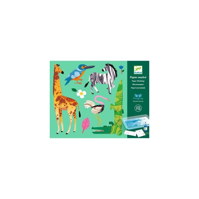 Djeco - Atelier Papier Marbré Colorful