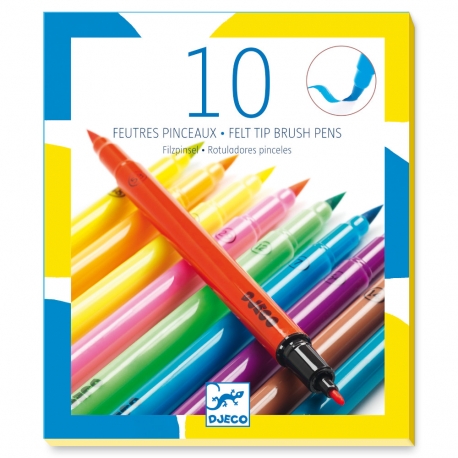 10 Feutres Pinceaux