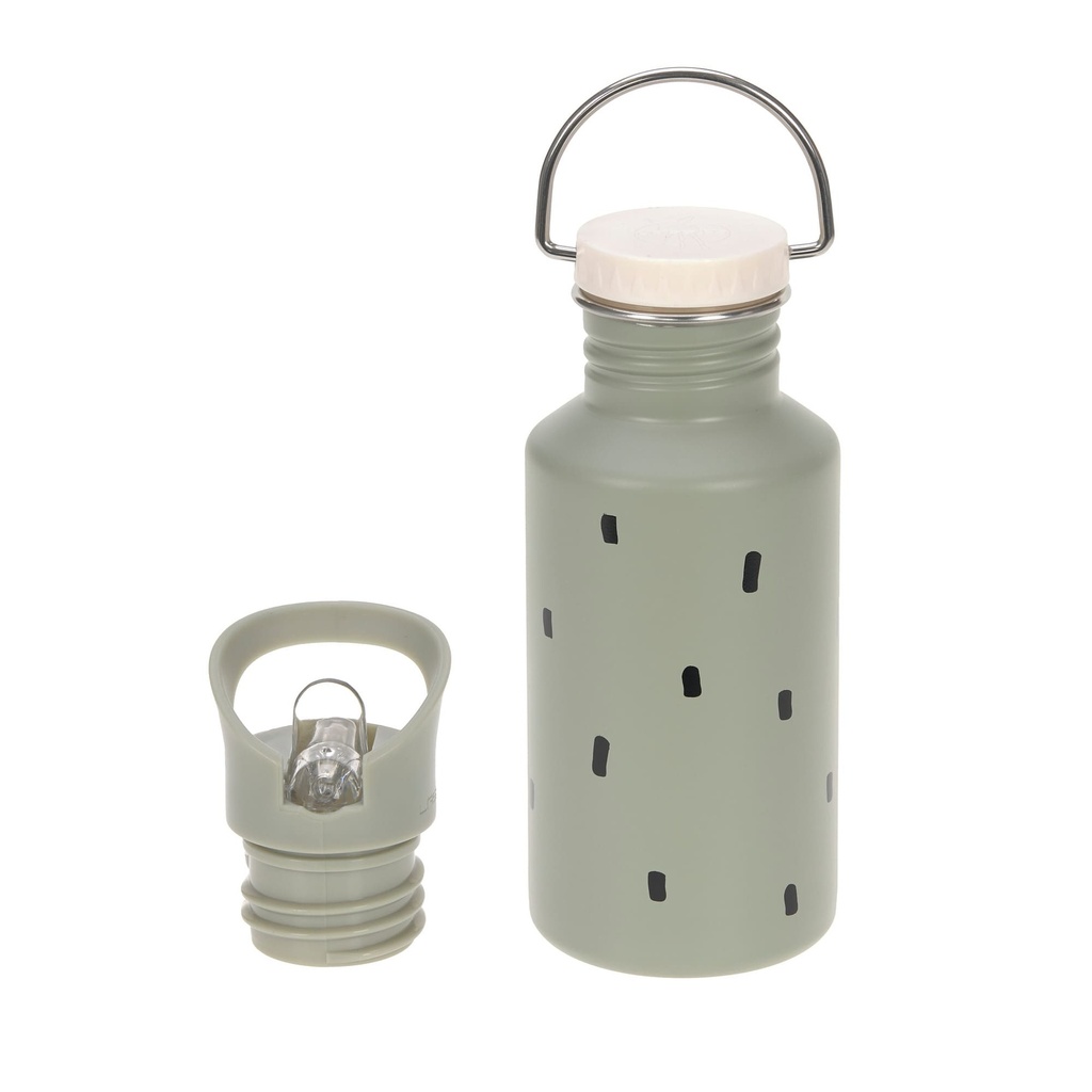 Gourde inox - Happy Prints Olive Clair