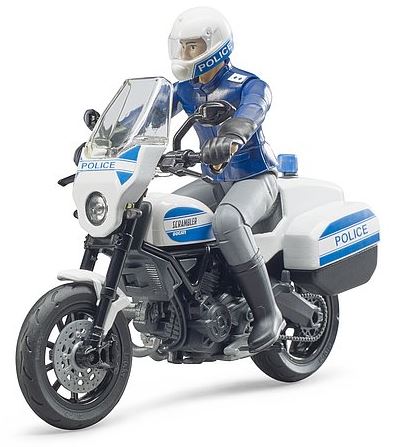 Bruder - Moto Ducati avec Policier