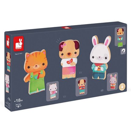 Janod - Funny Magnets Animaux de Compagnie